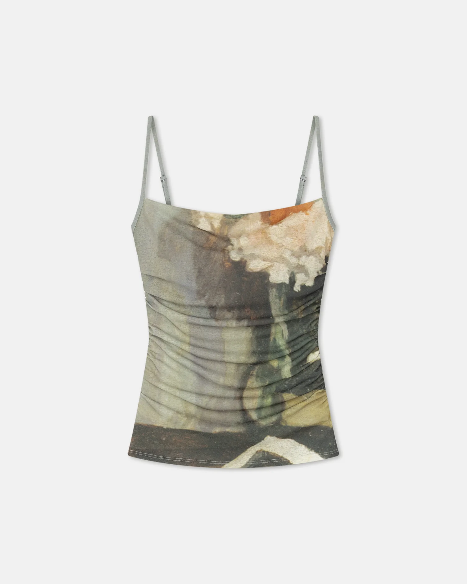 Jazlyn - Printed Mesh Jersey Top - Books - Image 4