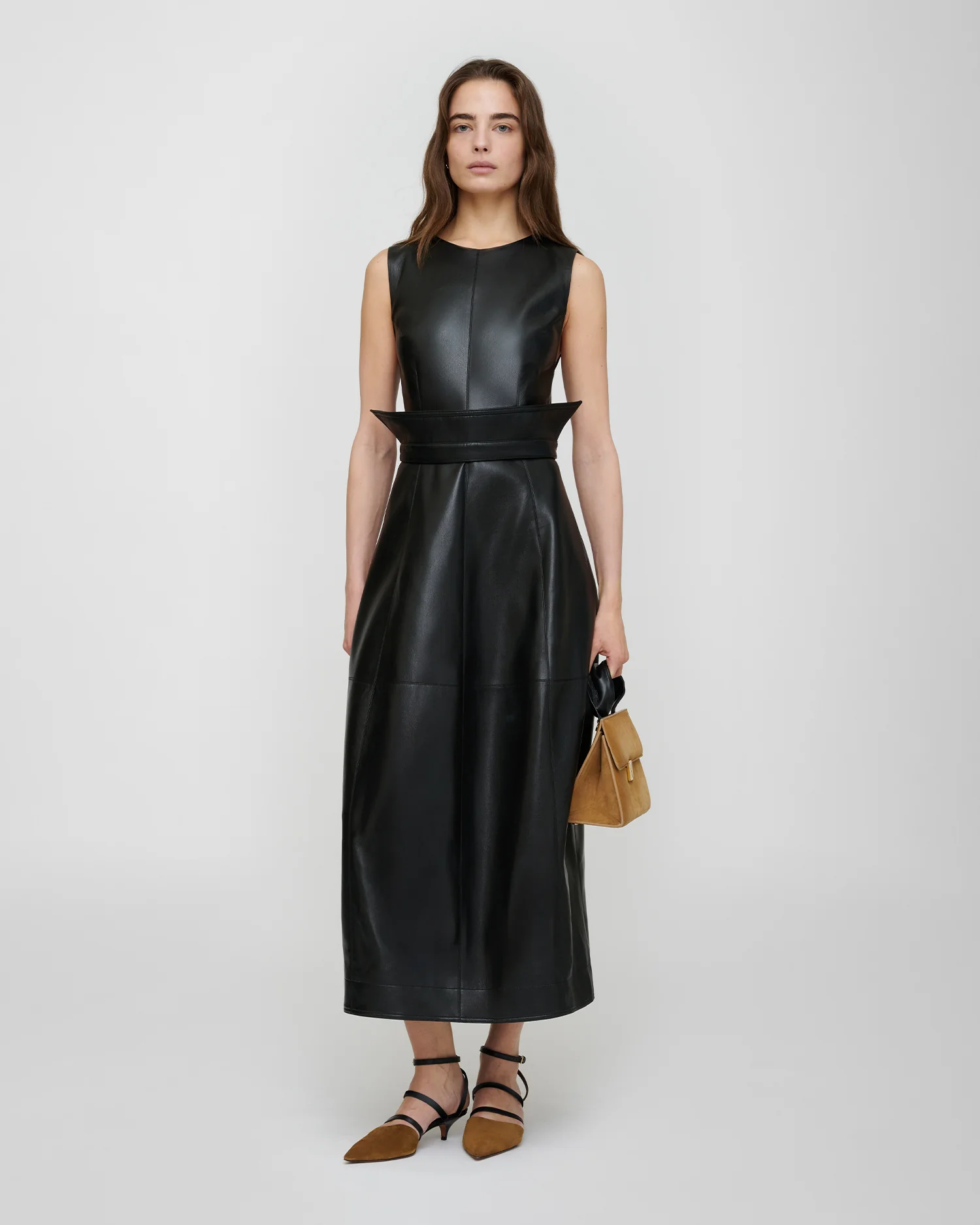 Evora - Leather belt - Black - Image 3