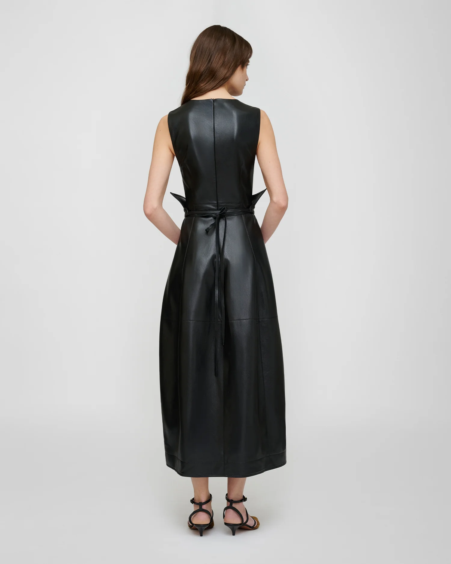 Evora - Leather belt - Black - Image 4