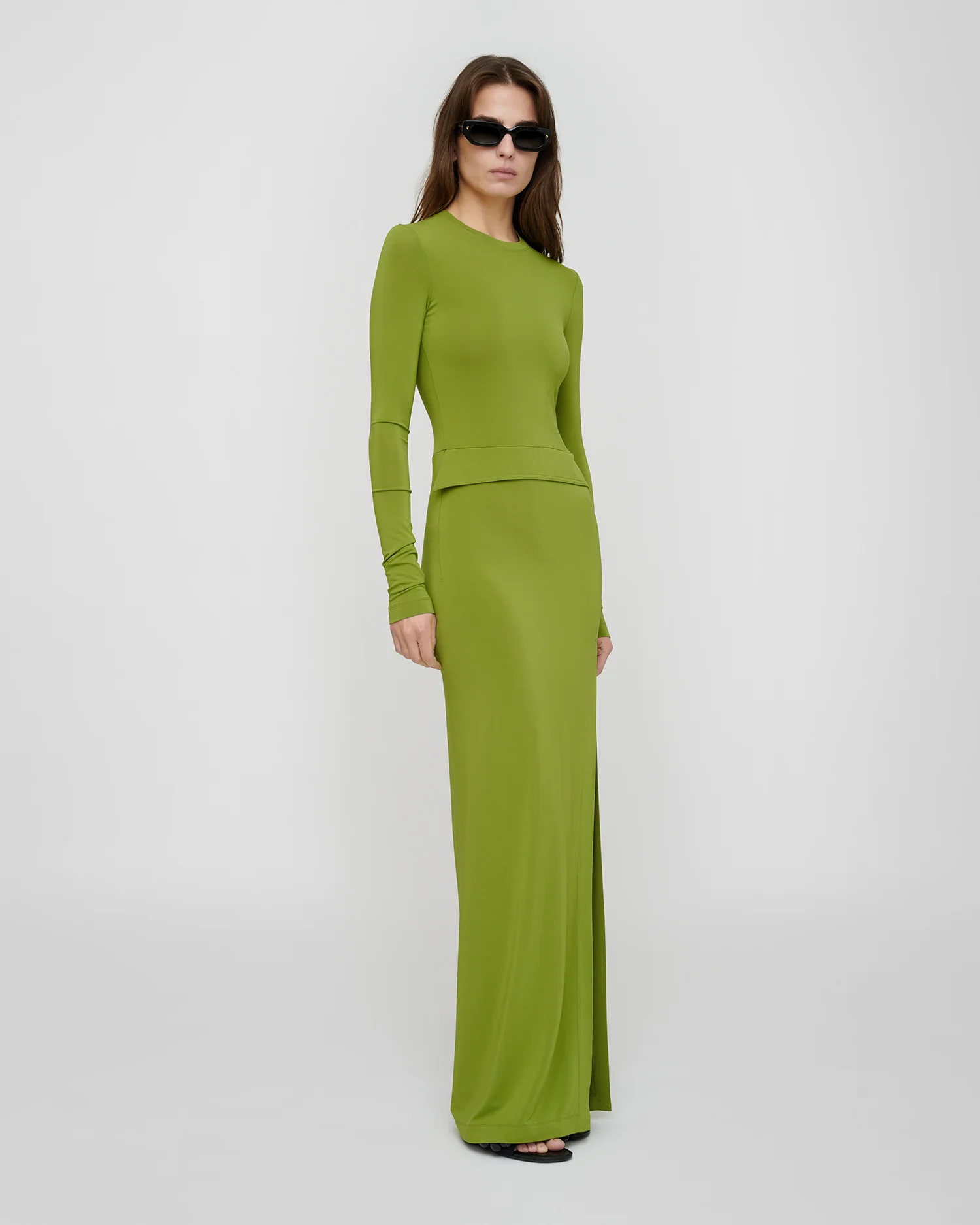 Shada - Long sleeve dress - Green