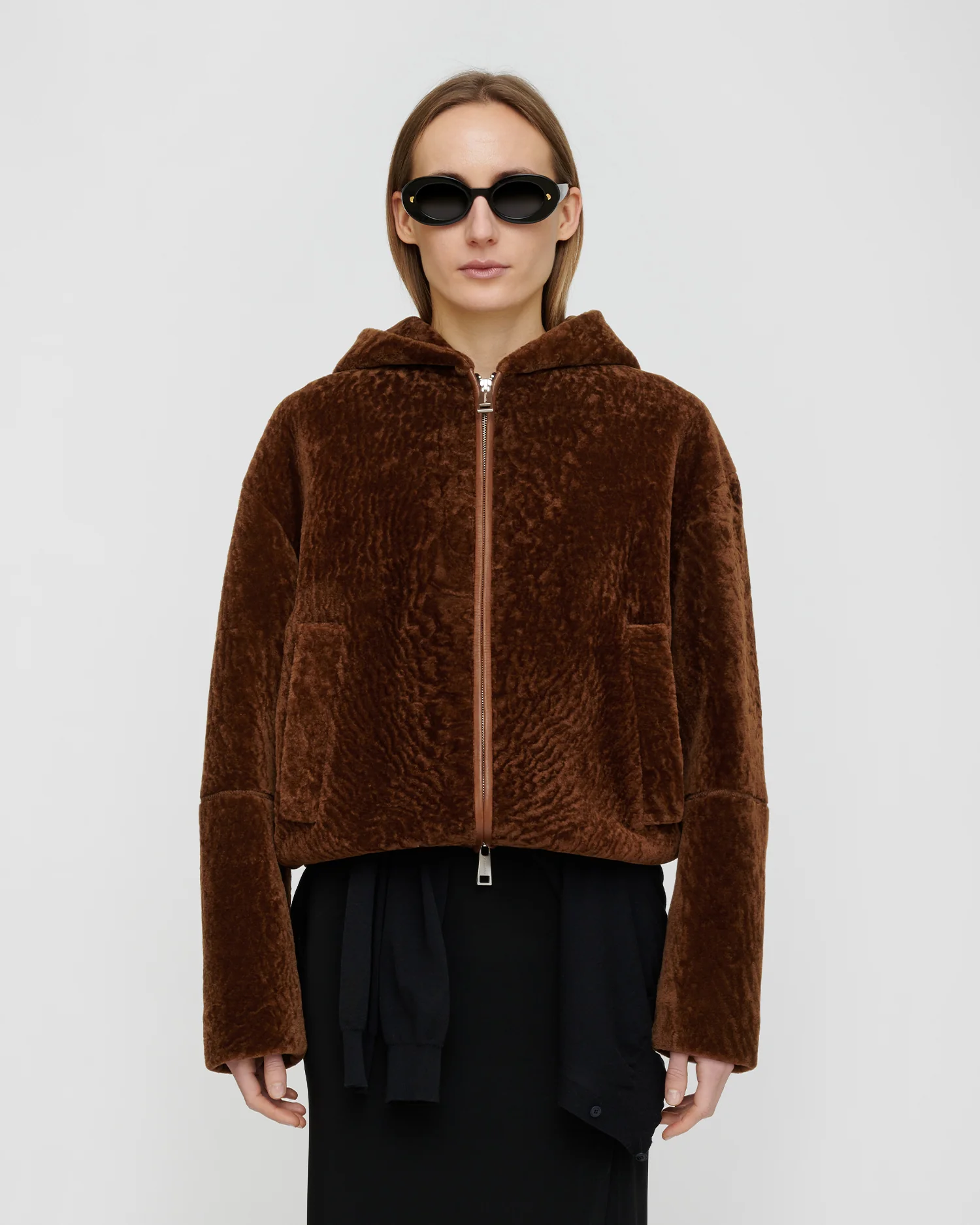 Jaswinder - Shearling jacket - Cognac - Image 4
