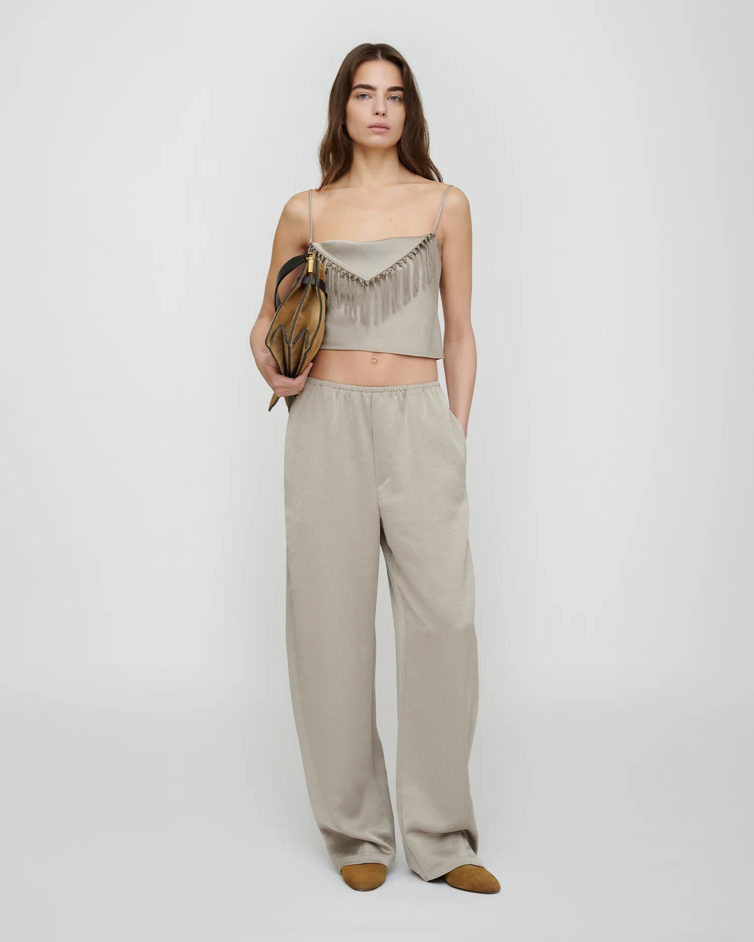 Zoela - Pants - Silver