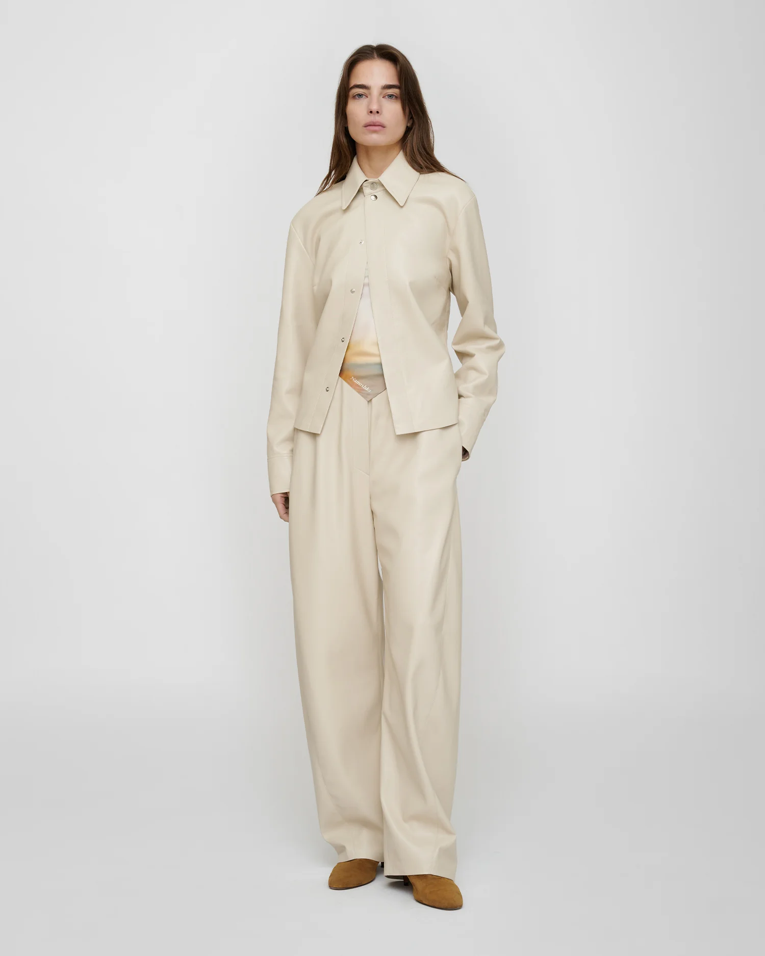 Izna - Okobor ™ shirt jacket - Creme - Image 2