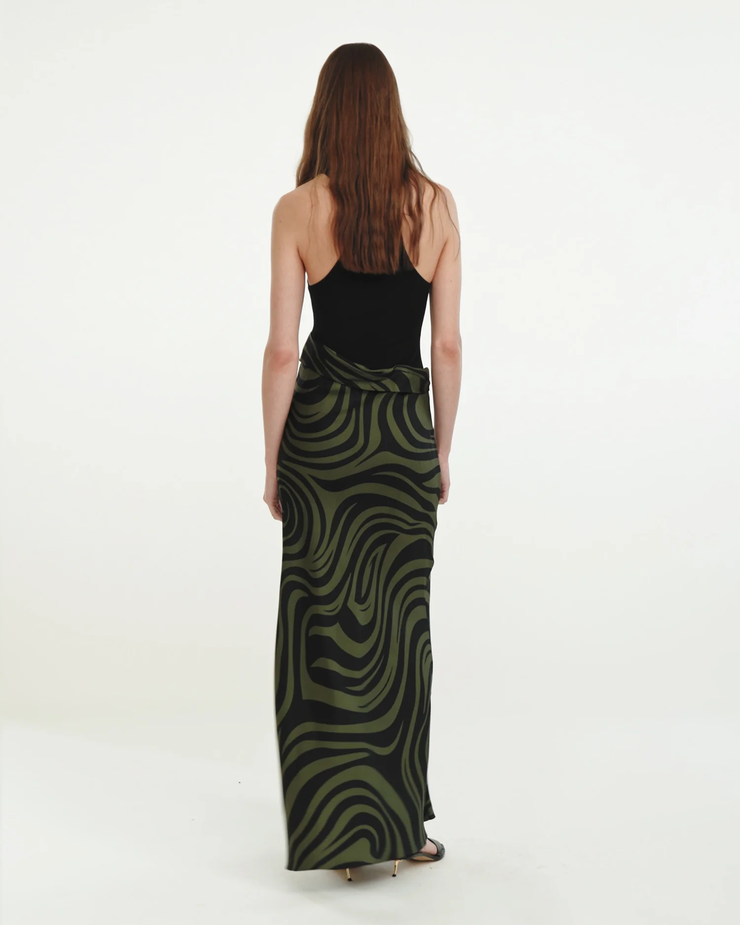 Jordyn - Maxi dress - Midnight Green Swirl - Image 3