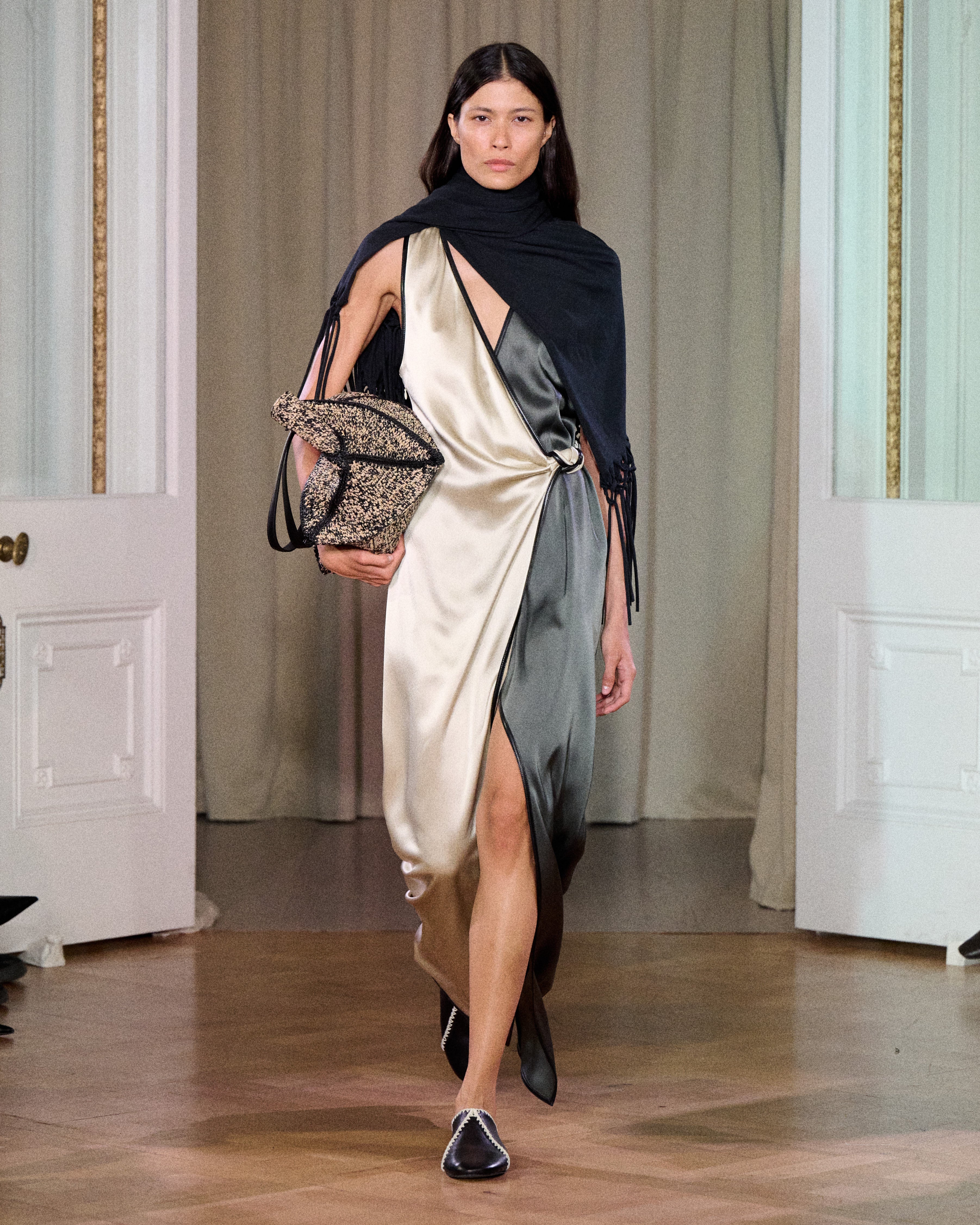 Perach - Sleeveless dress - Eucalyptus/Midnight Green - Image 2