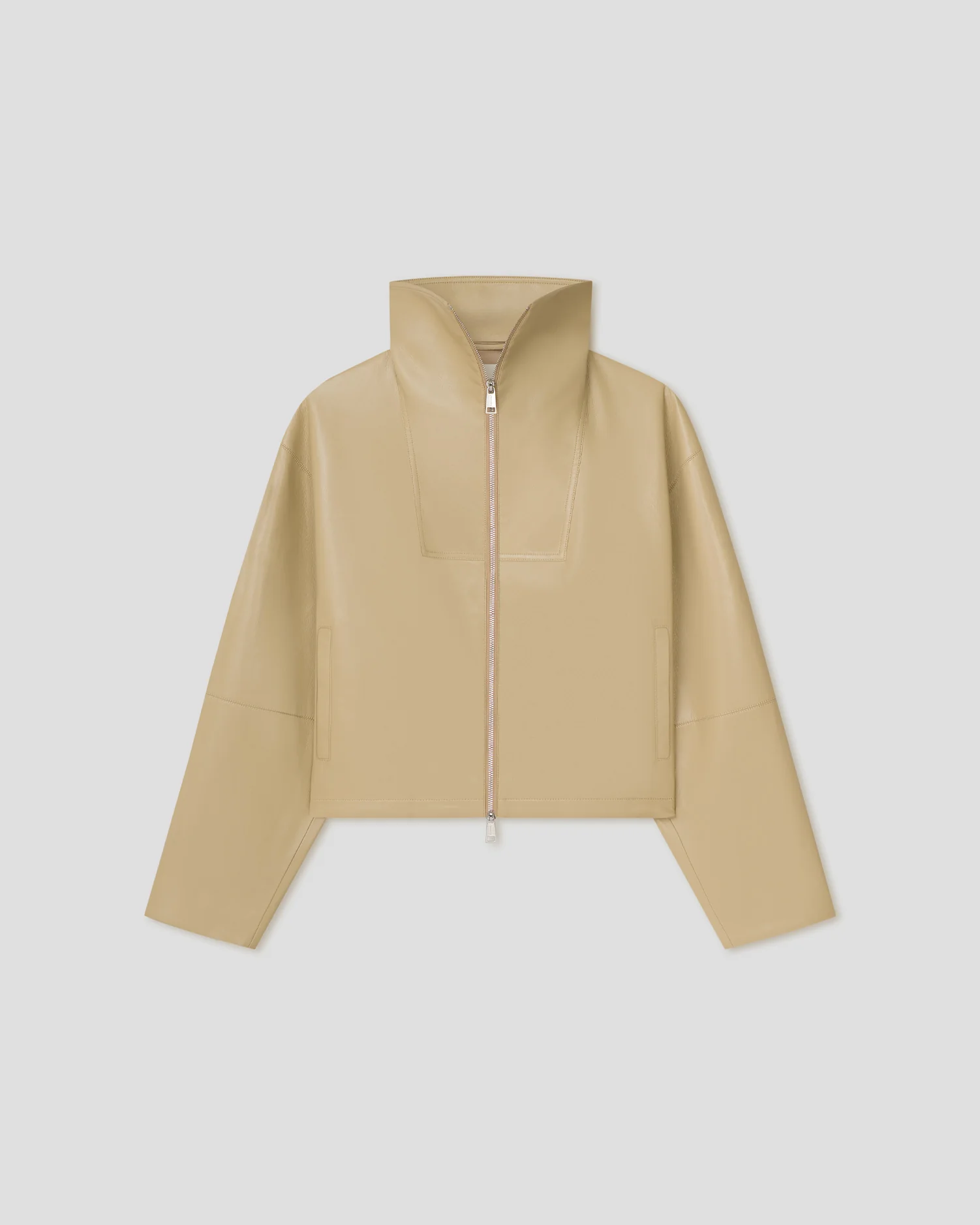 Alonza - Okobor™ funnel neck jacket - Yellow - Image 3