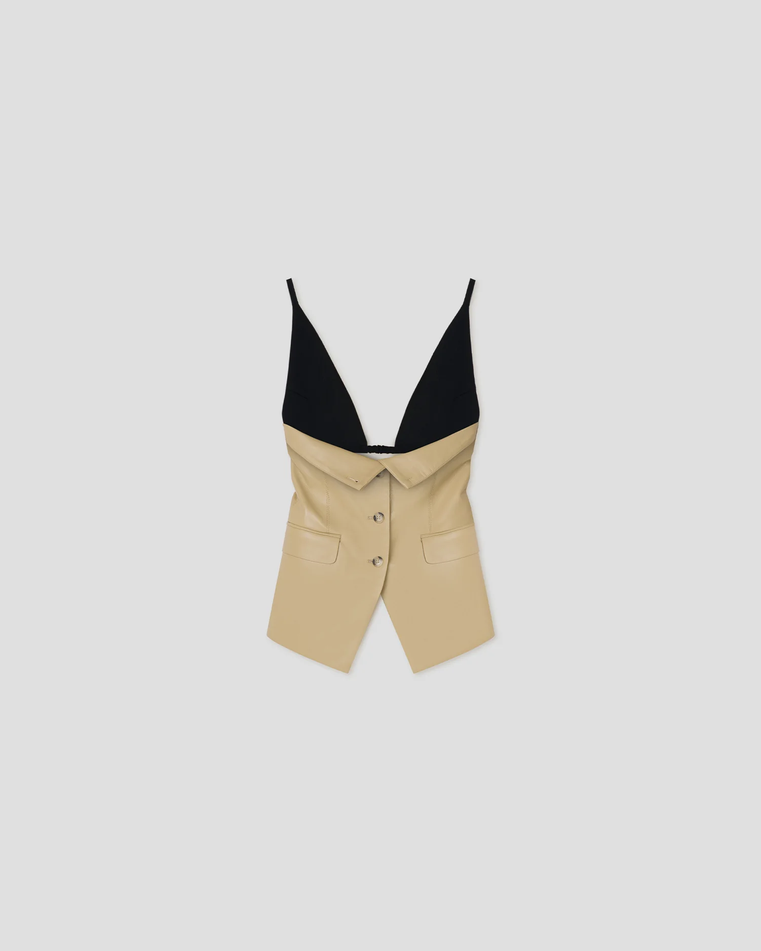 Anarosa - Okobor™ top - Wax Yellow/Black