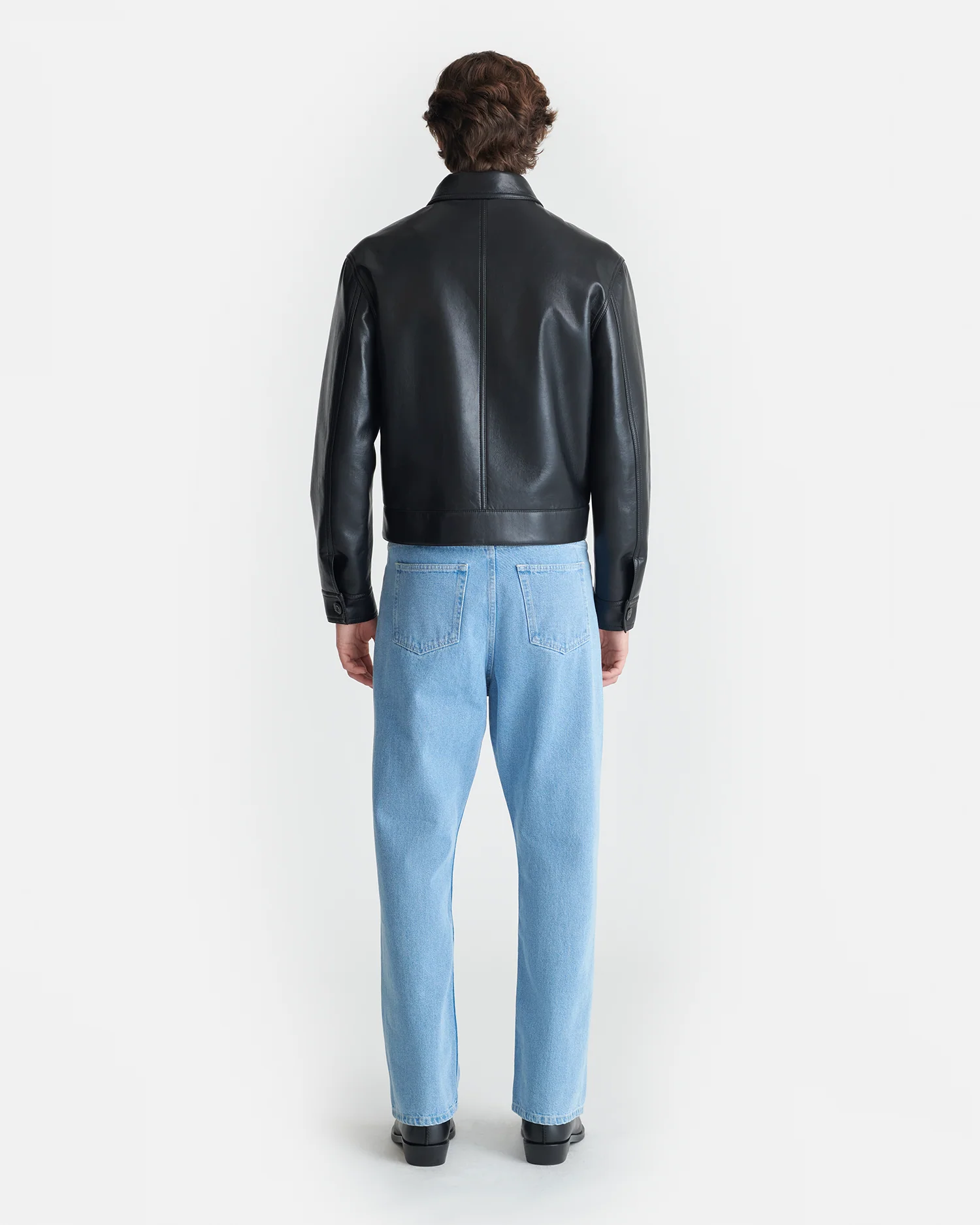 Ruben - Regenerated leather jacket - Black - Image 4