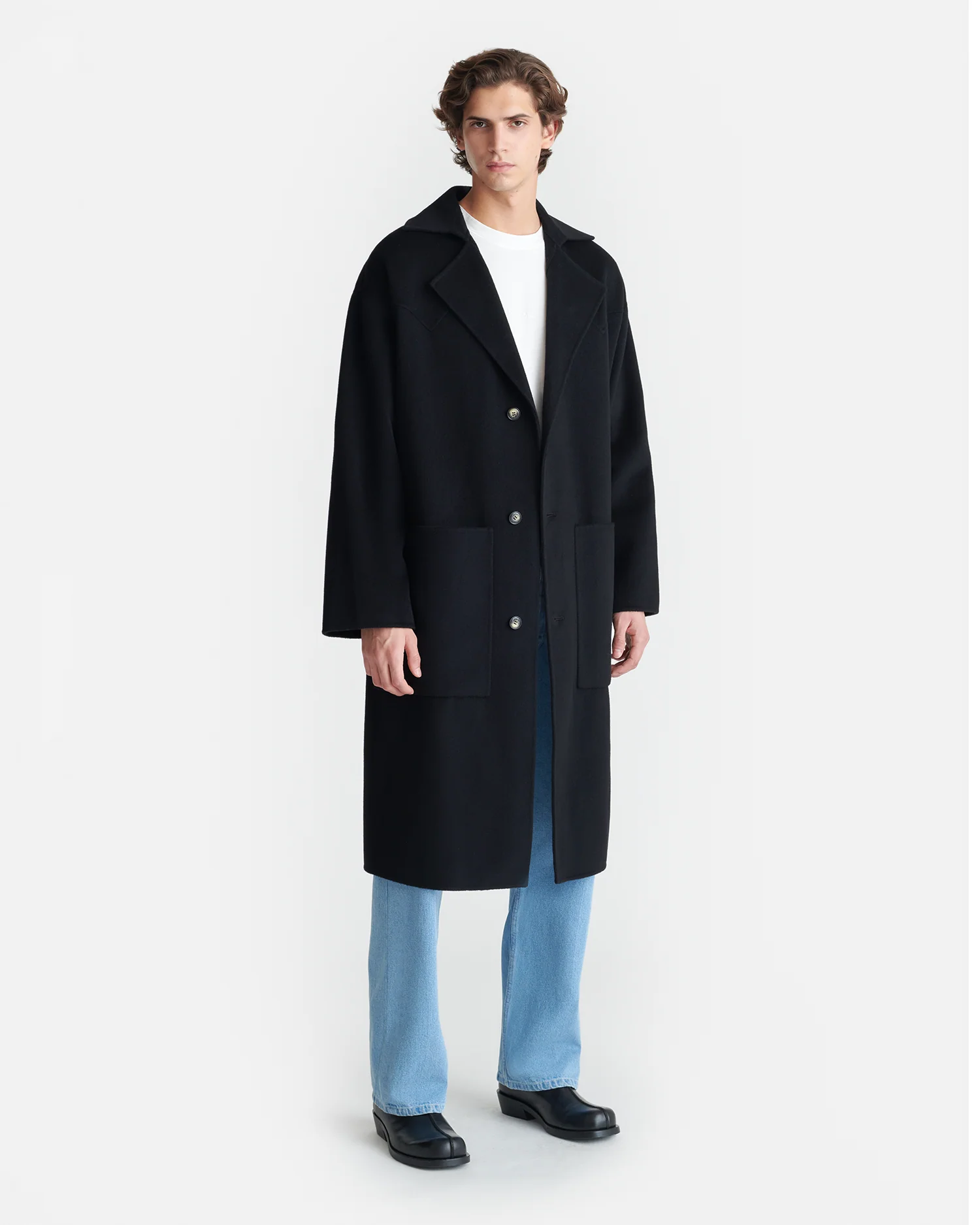 Timo - Robe coat - Black - Image 2