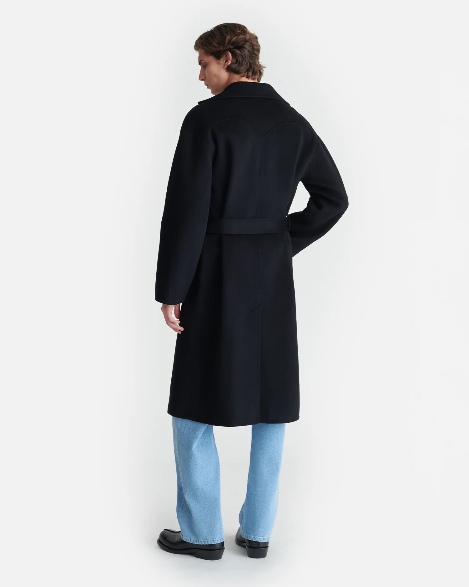 Timo - Robe coat - Black - Image 3